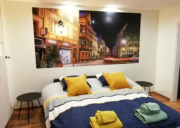 Lucky Place - Parking - Centre - Balcon 公寓 科尔马